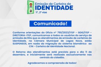 COMUNICADO
