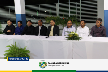 Câmara Municipal de Lagoa Nova/RN realizou Sessão Solene em homenagem aos 20 anos de Instalação da Paróquia de São Francisco de Assis