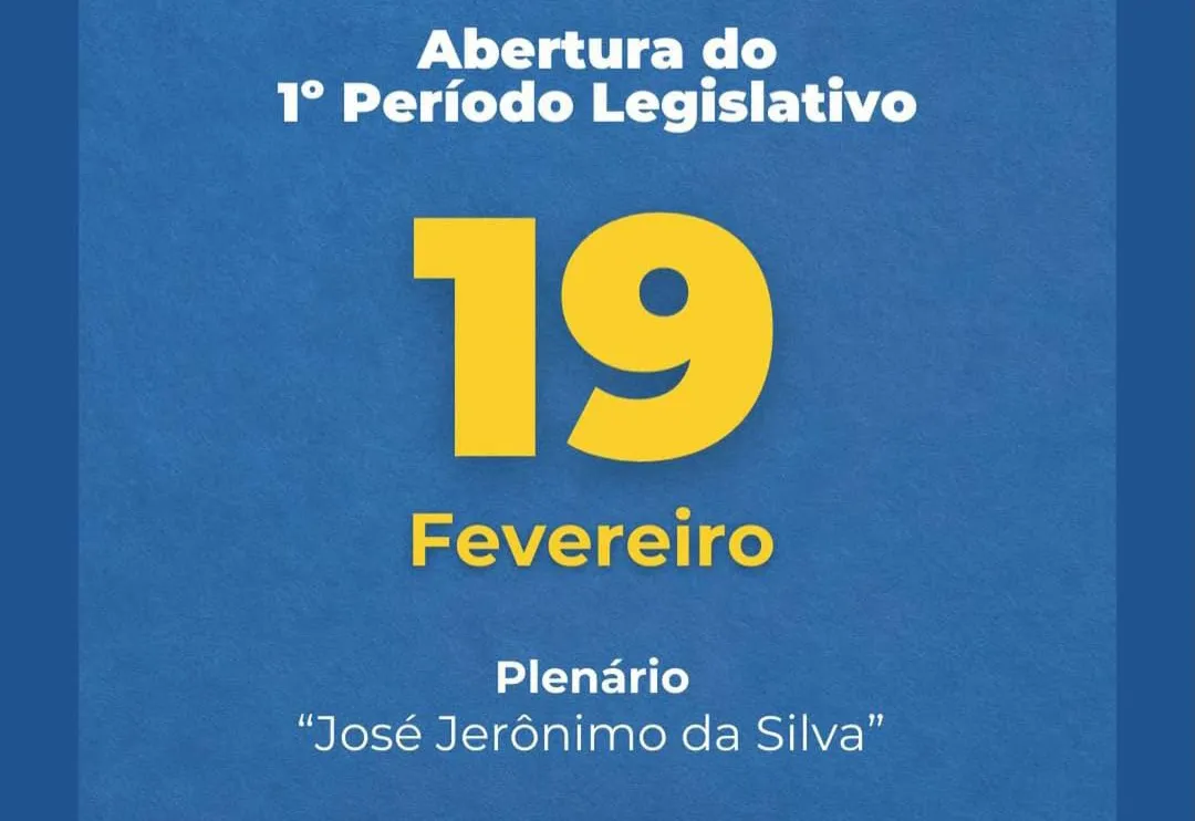 Câmara de Lagoa Nova realiza abertura do 1º Período Legislativo.