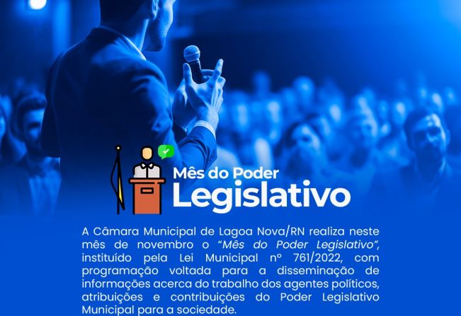 MÊS DO PODER LEGISLATIVO