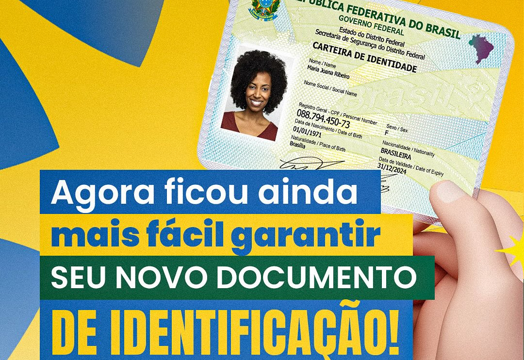 A emissão da Carteira de Identidade Nacional está de volta!
