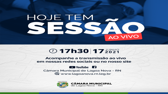 Hoje tem Sessão!